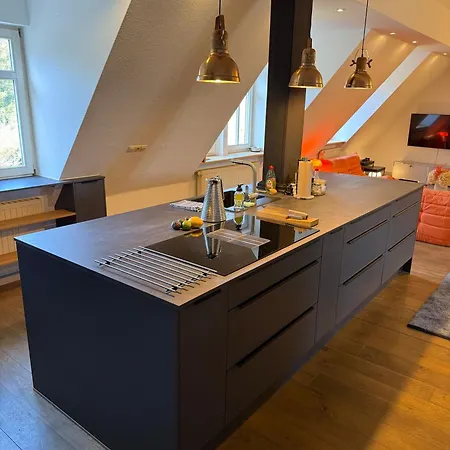 Apartman Luxurioese Design Am Barockschloss 150 M2 Zeitlofs